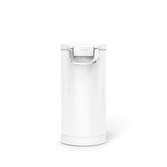 simplehuman lid with magnetic scoop attached for quick feeding measurements