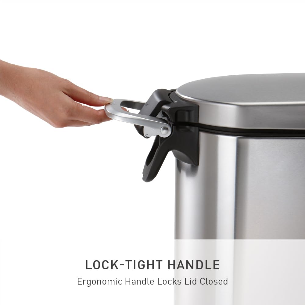 Storing bulk items like flour, rice, or sugar alongside pet food in Simplehuman can.