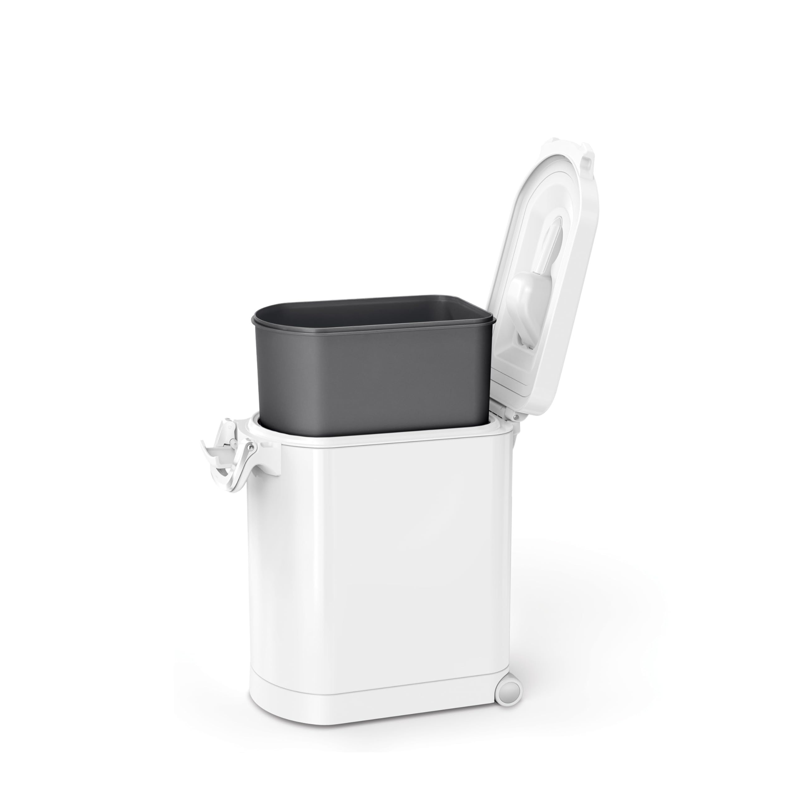 simplehuman removable BPA-free inner bucket for easy cleaning.