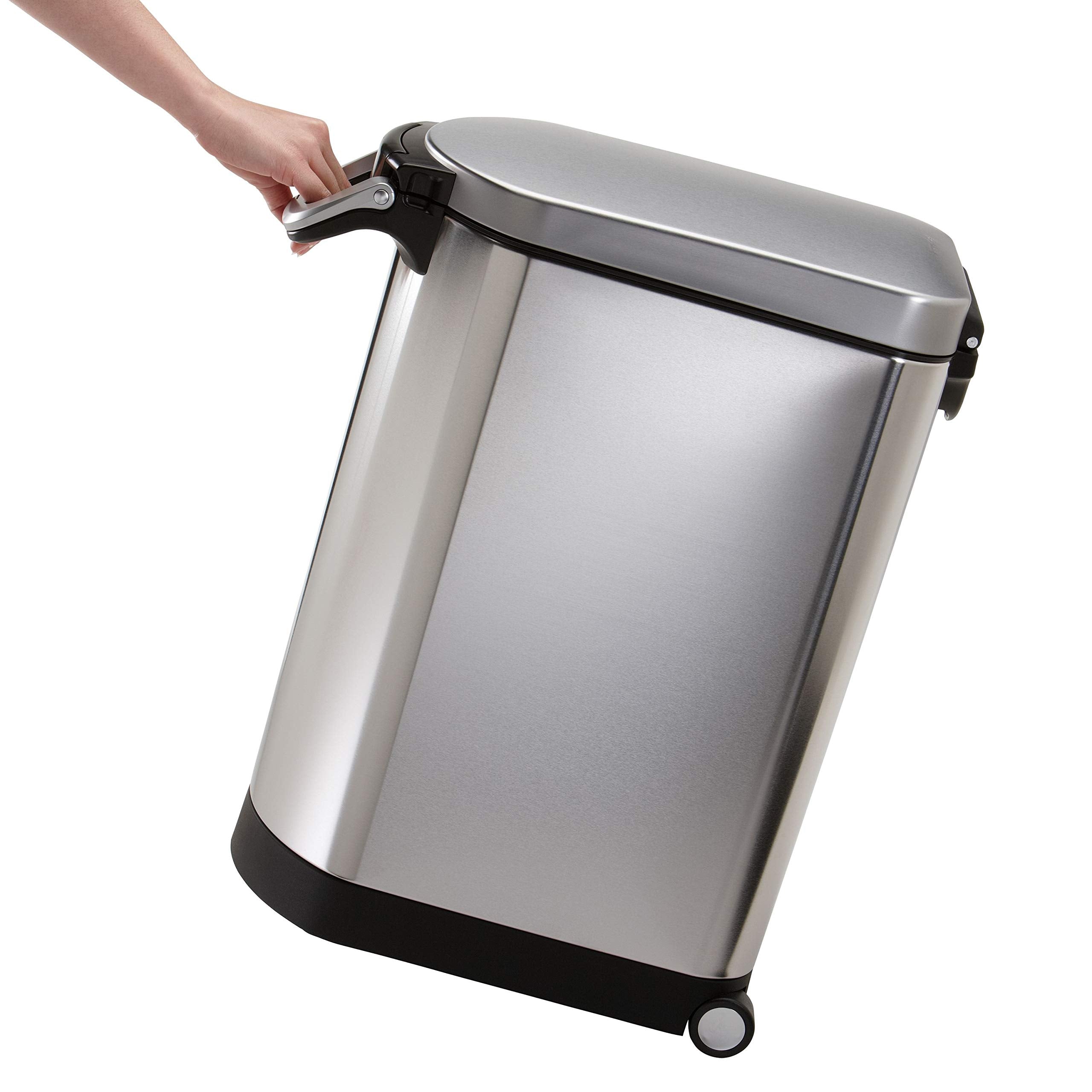 removable BPA-free inner bucket for easy cleaning in simplehuman can