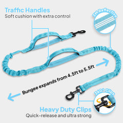 SimplePaws dual handles for better control during dog walking