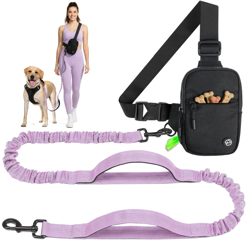SimplePaws hands-free crossbody leash bag for effortless daily dog walks
