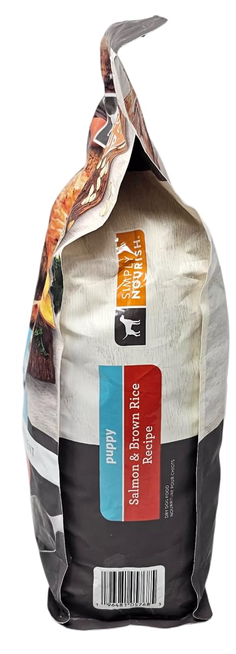 SIMPLY NOURISH Puppy bag open, easy storage in pantry.