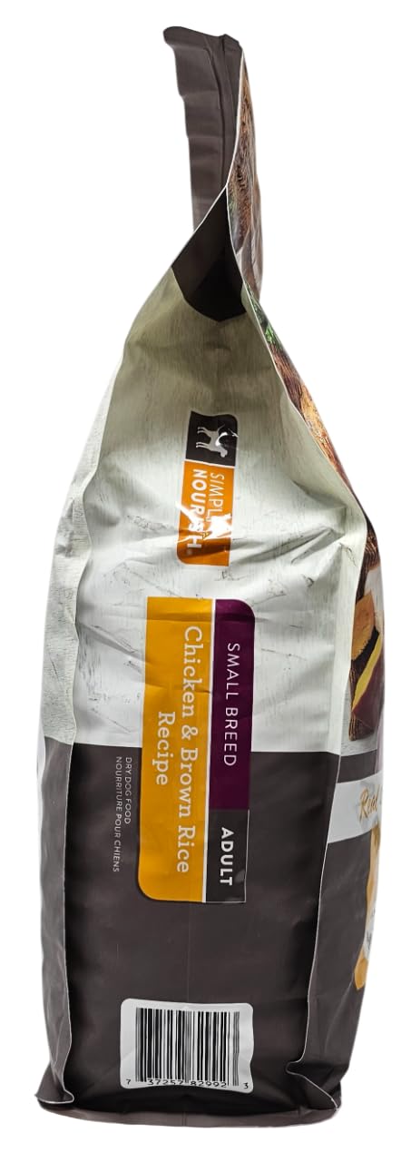 SIMPLY NOURISH small breed meal served in bowl illustrating portion control for small dogs