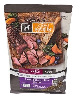 SIMPLY NOURISH small-breed kibble in a bowl for easy feeding.