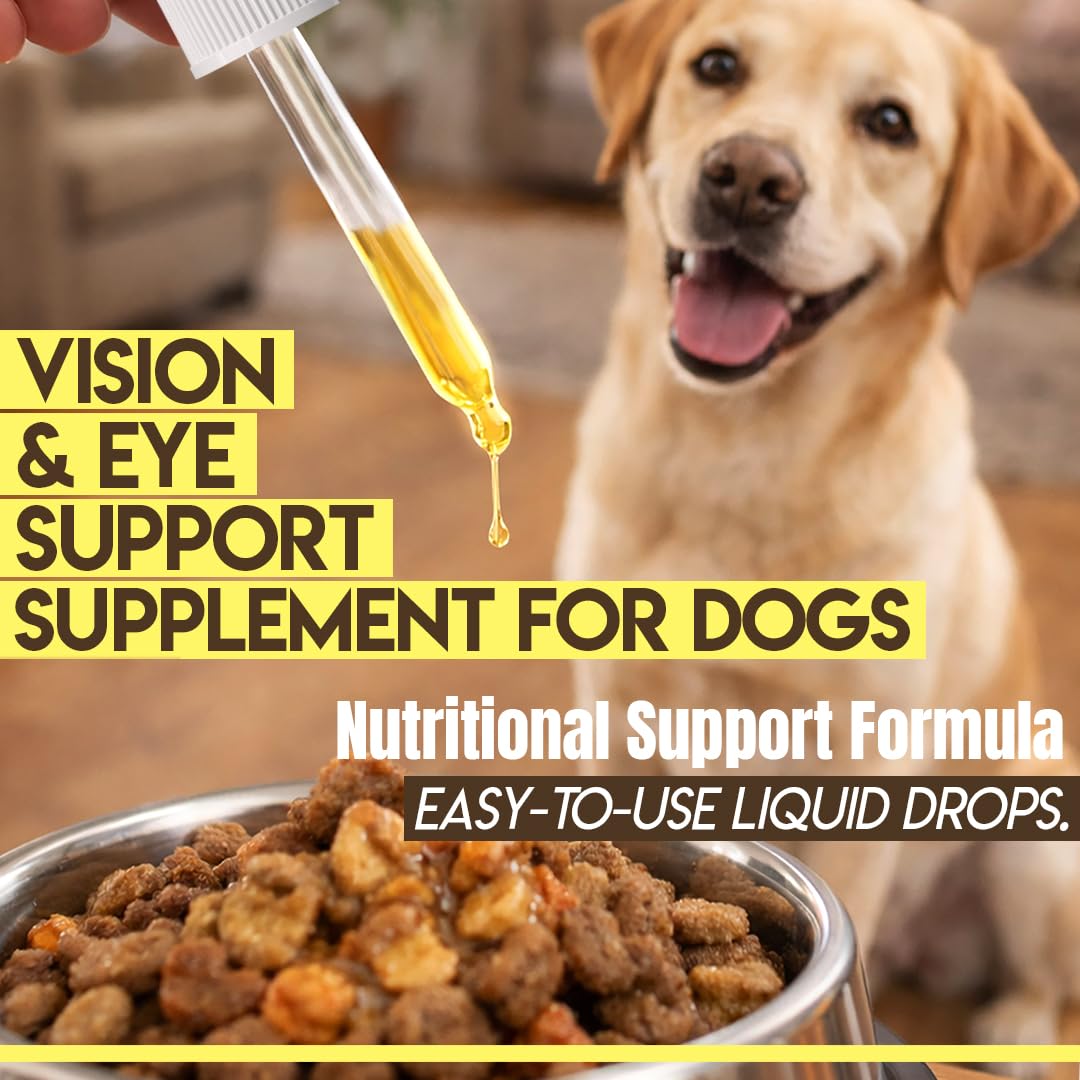 Aura Pets formula highlights lutein and zeaxanthin for eye clarity.