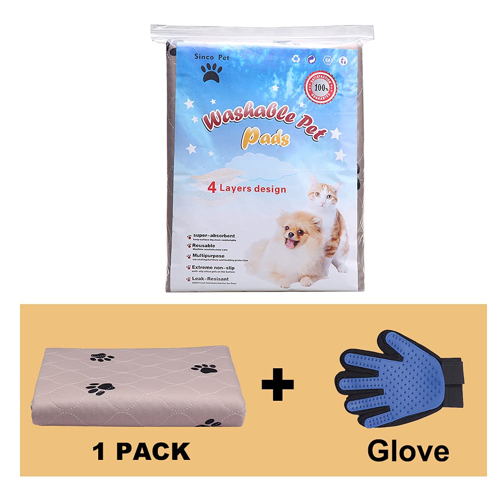 SincoPet machine-washable pad ready for repeated washes and long-lasting durability.
