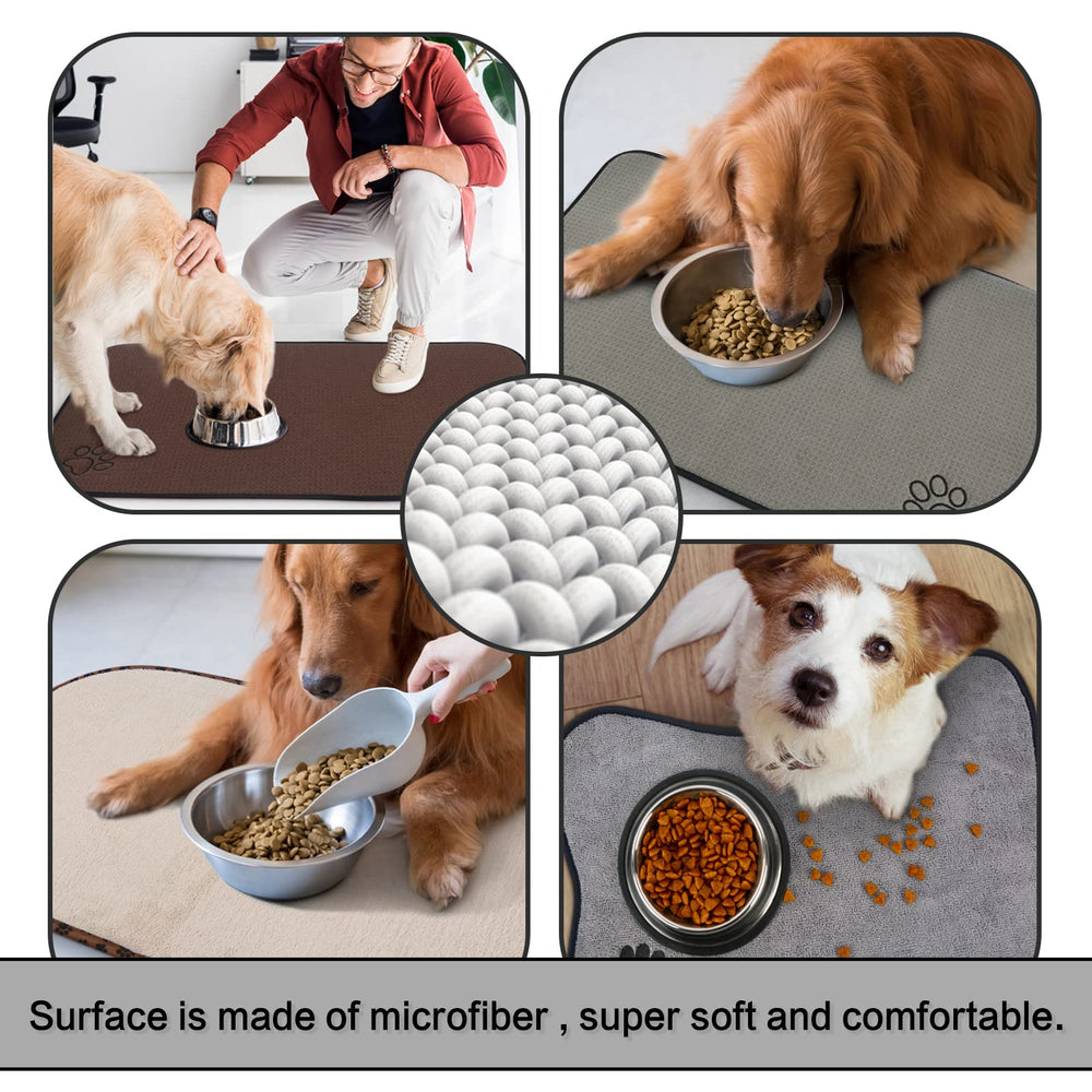 SINLAND kitchen-dining pet mat for organized feeding