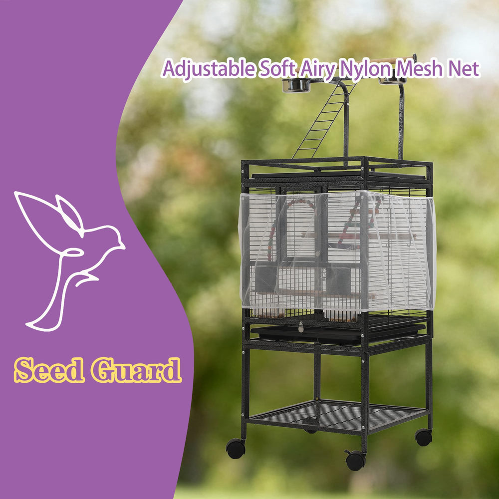 Sinopet bottom seed catcher and slide-out tray for clean setup