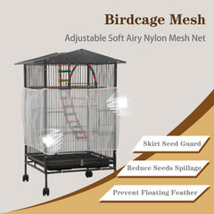 Sinopet parrot cage starter kit included demonstrates convenient all-in-one setup.