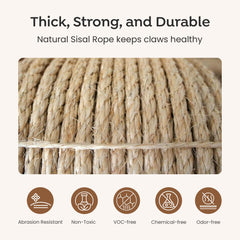 Sisalana rope for DIY projects with natural texture and versatility