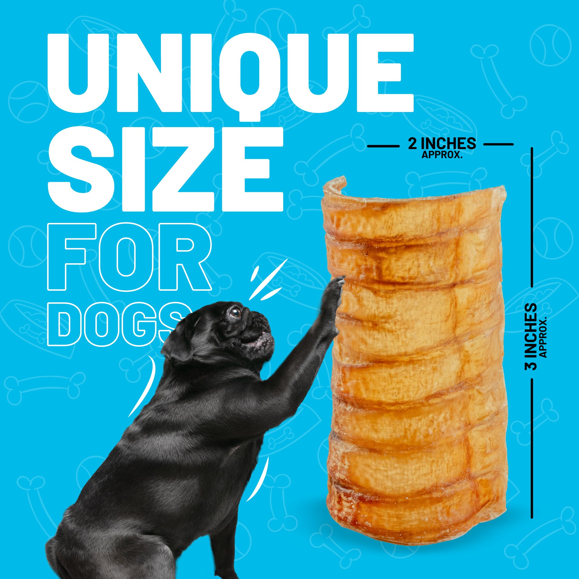Sitka High-protein beef trachea showcases glucosamine and chondroitin content.