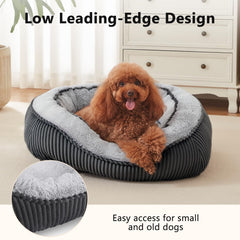 SIWA MARY bed side view shows raised edges for head support