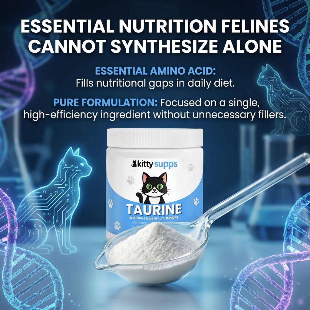 Skaal KittySupps Taurine mixed into wet food for seamless nutrition