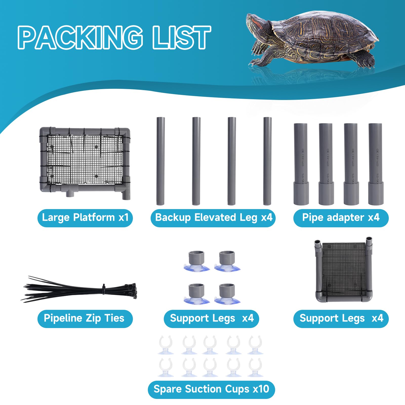 SKARUS oversized design fits tanks from 15 to 75 gallons