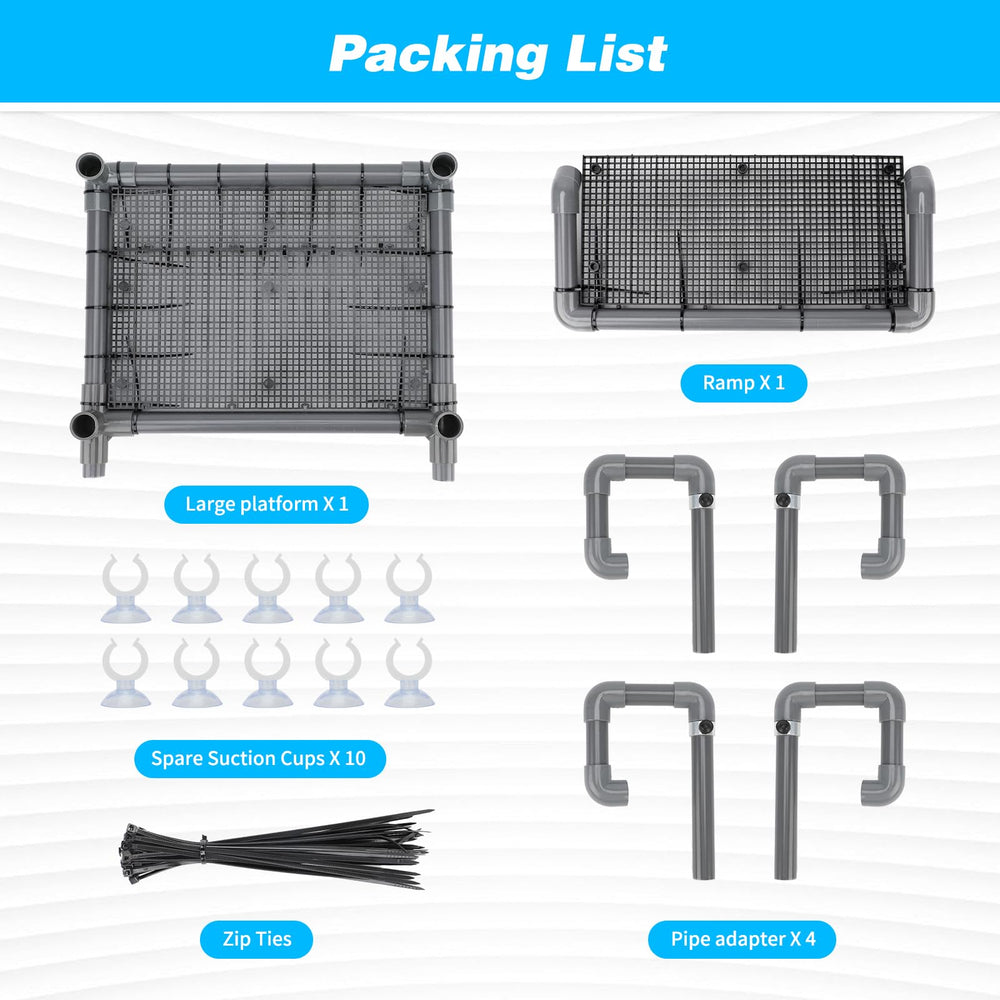 SKARUS rim-hook suspension saves floor space while keeping platform stable.