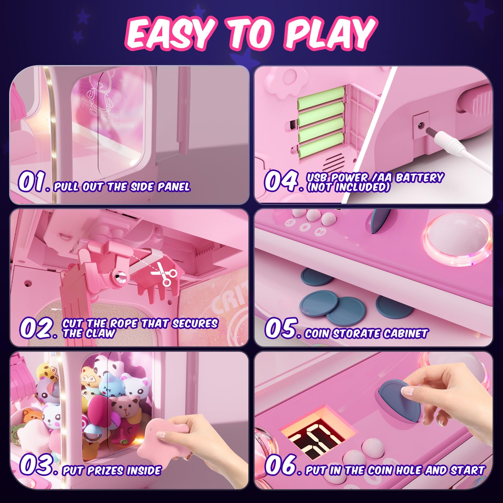 Skirfy 37 prize types for varied rewards during play