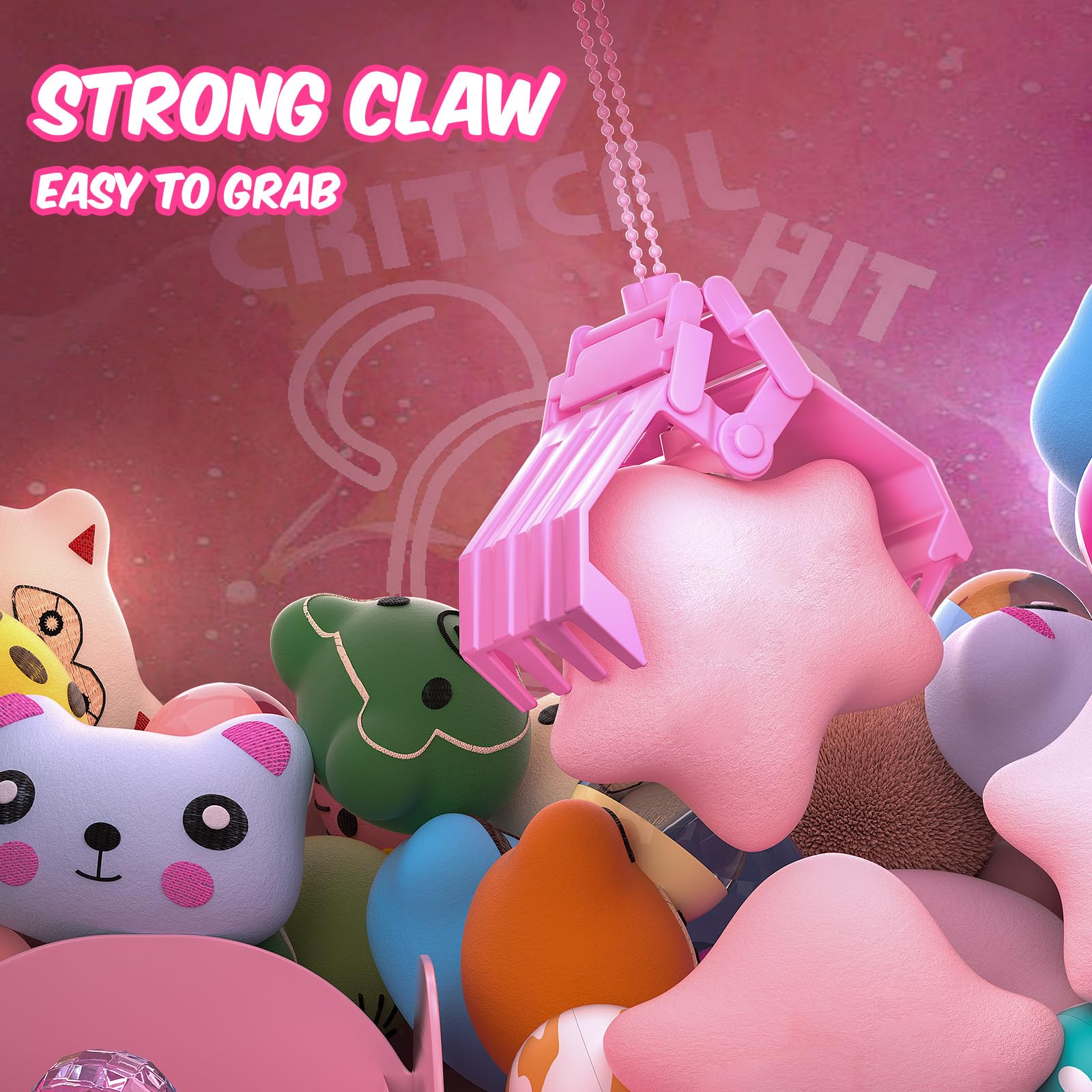 Skirfy mini claws machine prizes inside for exciting playdates