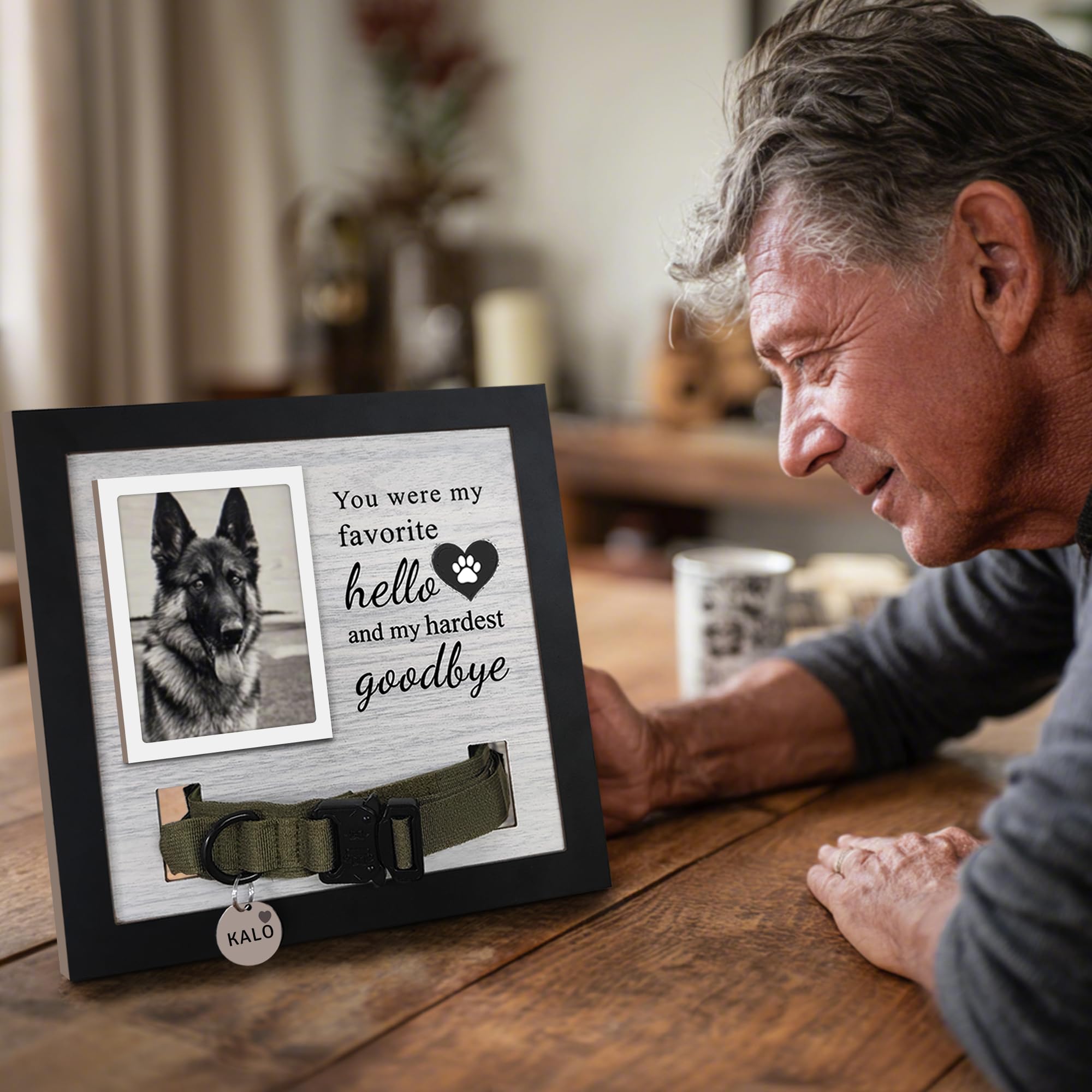 Skittypurr dog moms gift frame offers a thoughtful remembrance keepsake for loved pets.