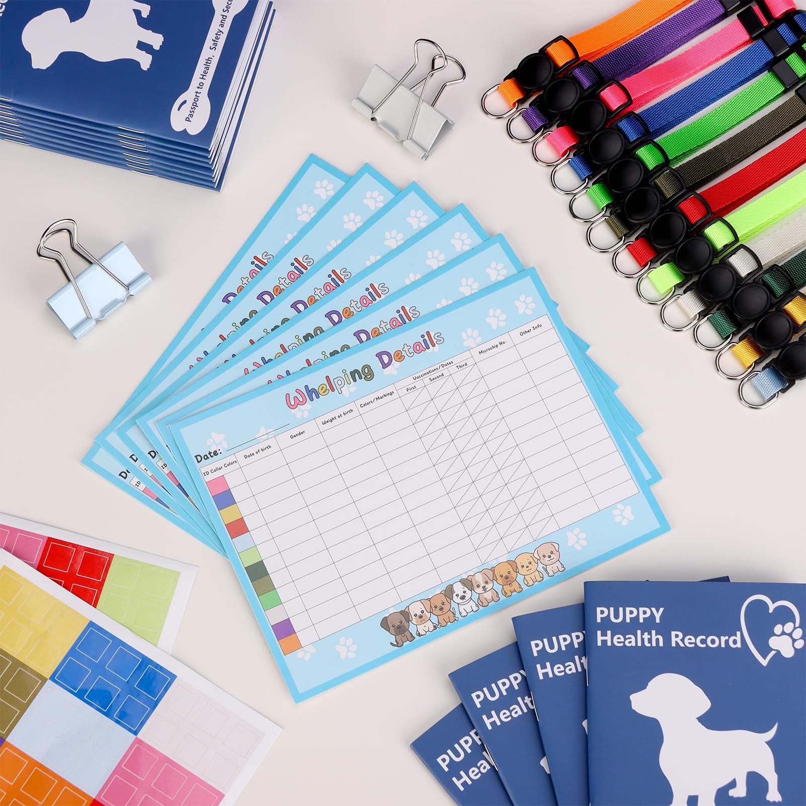 SKLENICE health log packaging shows everything at a glance for breeders.