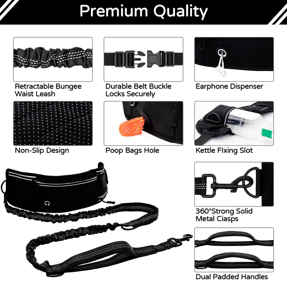 Skmeditec waist bag with zipper keeps essentials accessible.