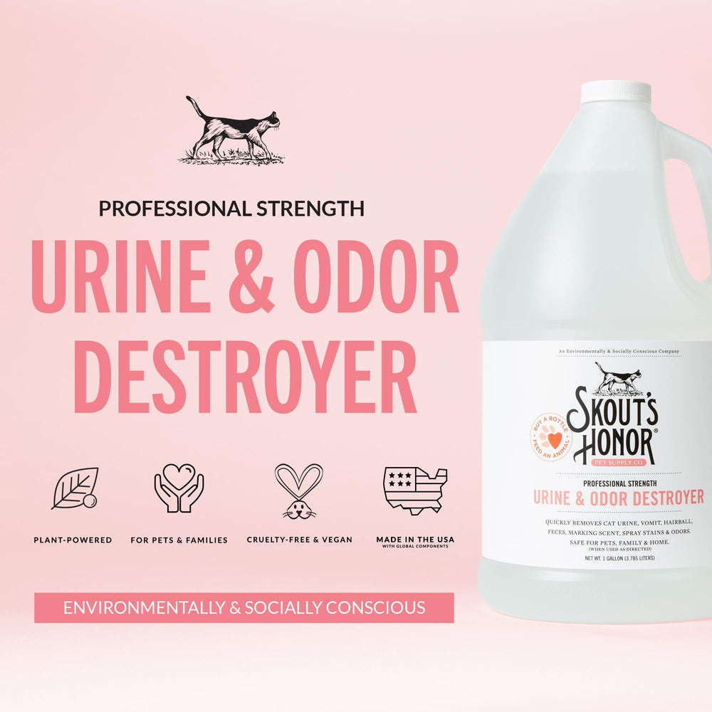 SKOUT'S HONOR spray demonstrates quick odor neutralization for pet areas.