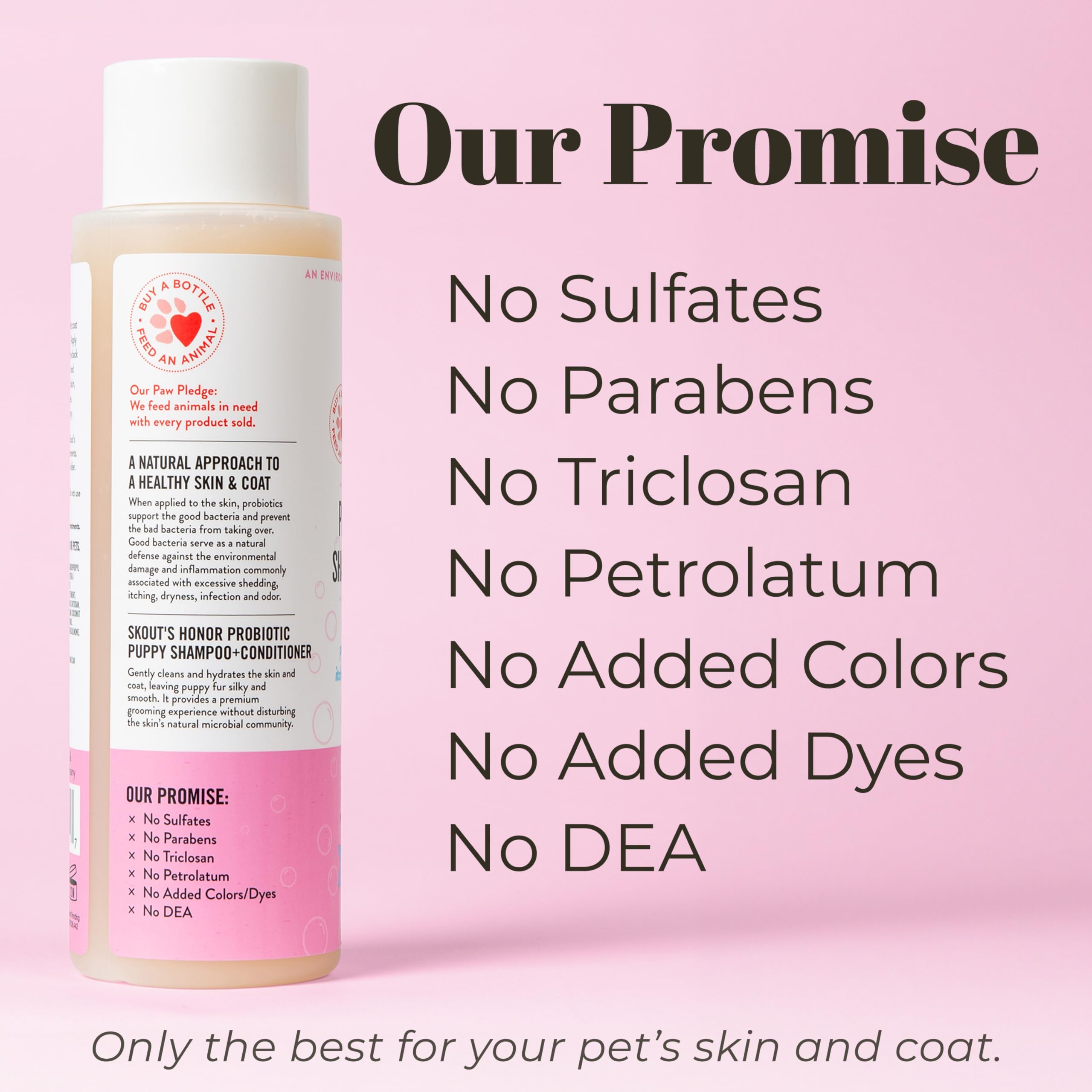 Skout’s Honor cruelty-free dog shampoo—guilt-free grooming with a plant-powered formula.