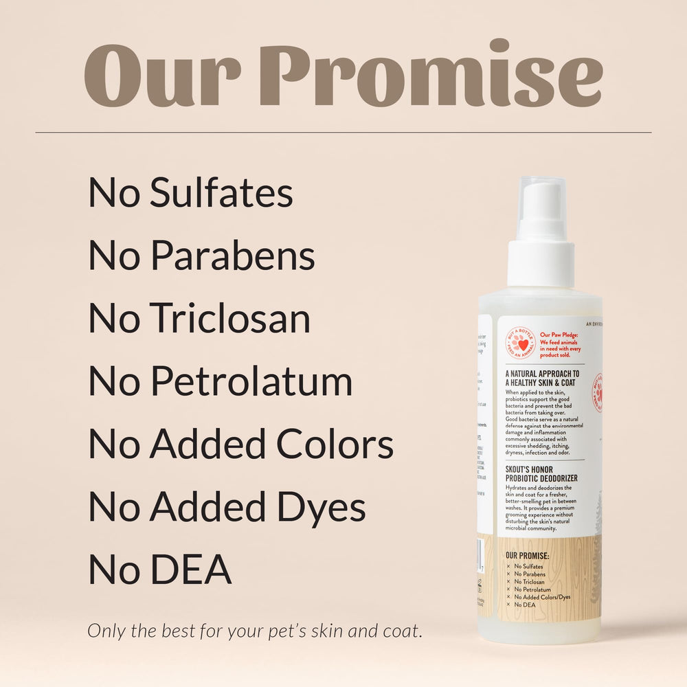 8 oz bottle delivers everyday freshness for dogs.