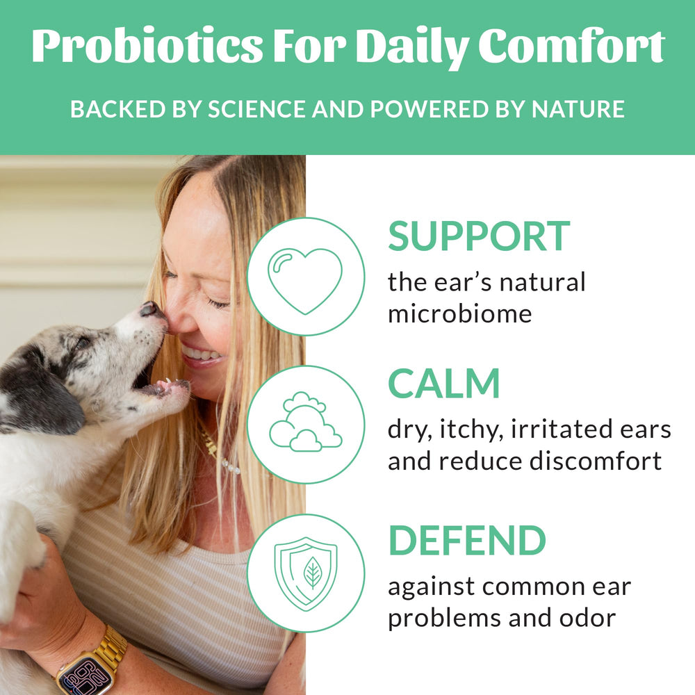 SKOUT'S HONOR ear cleaner non-medicated formula visual shows safe regular use.