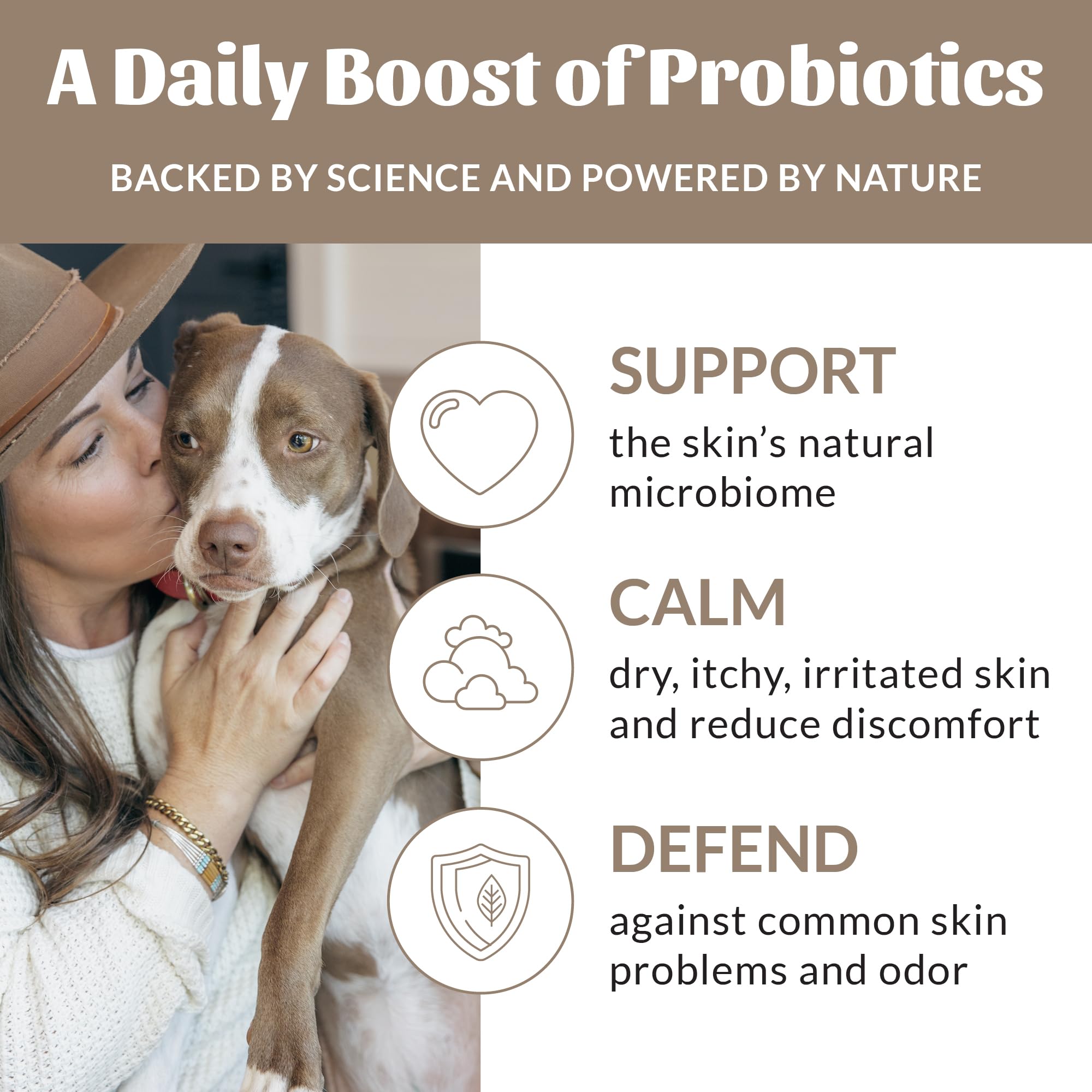 Microbiome-friendly certified formula by Skout's Honor.