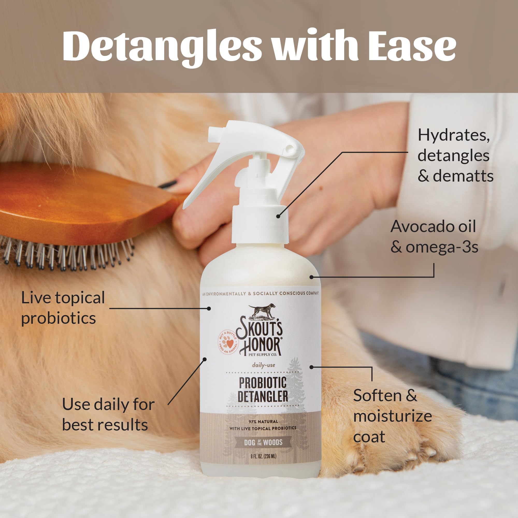 Paw Pledge donation program icon with every bottle sold