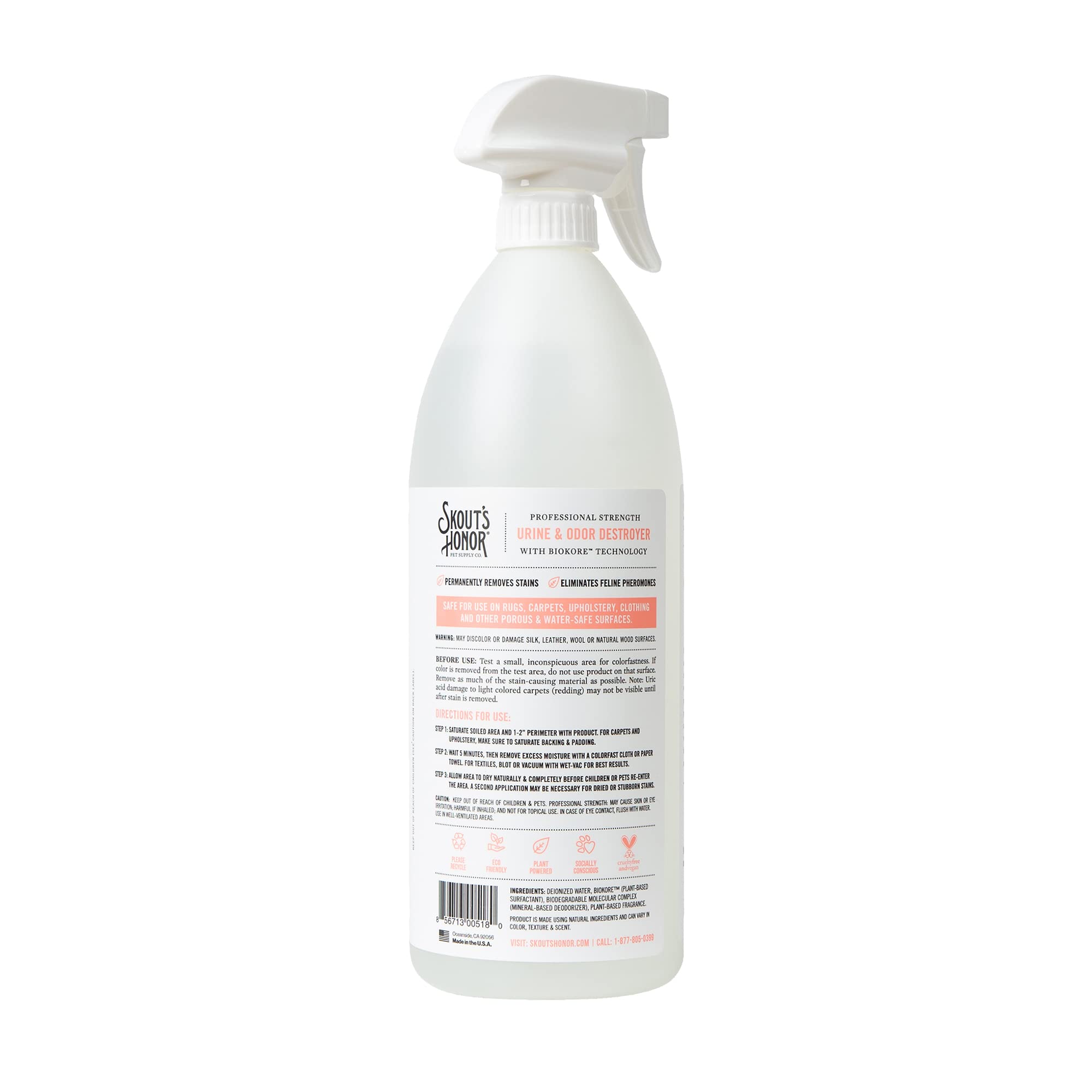 Skout's Honor paw pledge supporting animal welfare with every bottle.