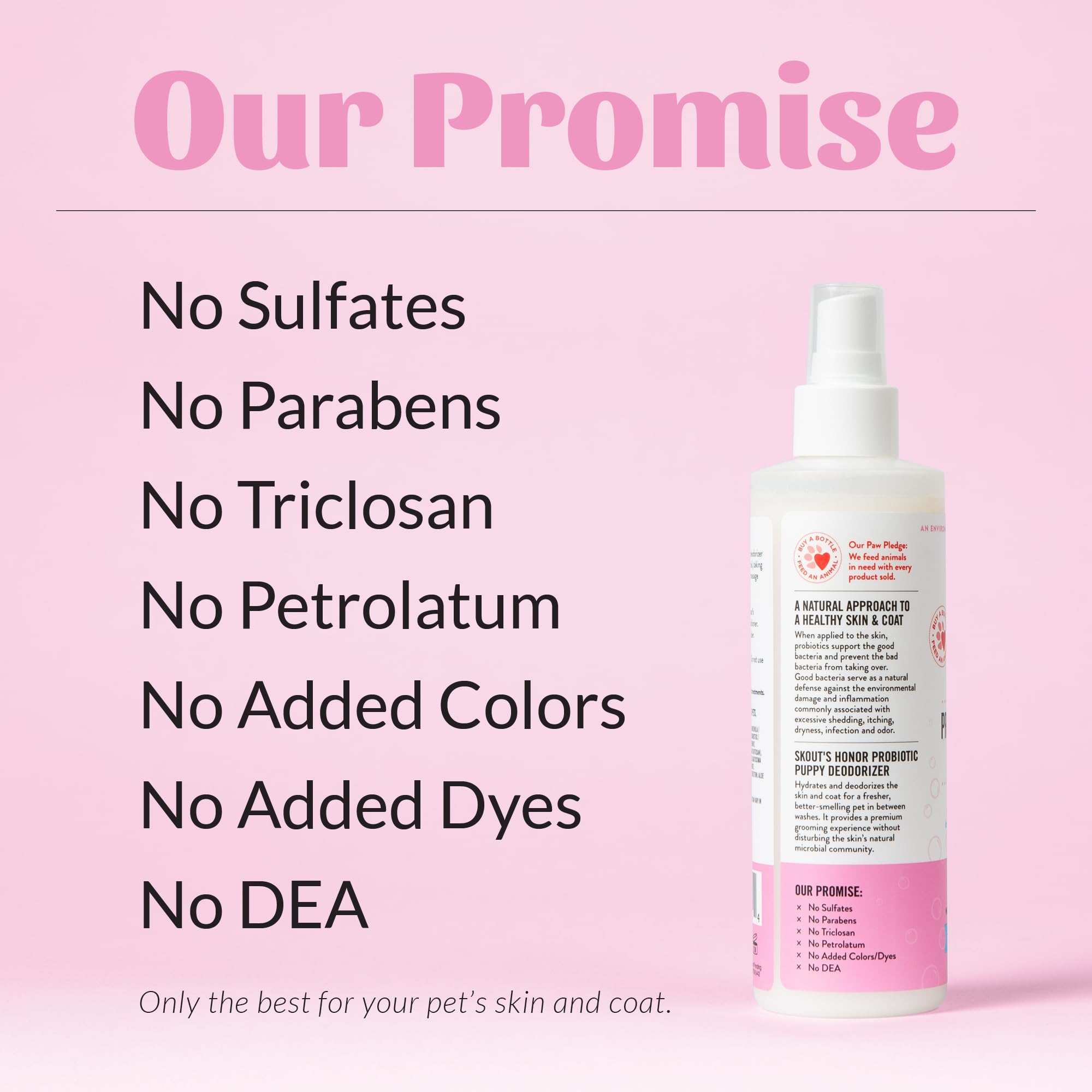 Eco-friendly packaging of Skout's Honor probiotic deodorizer spray
