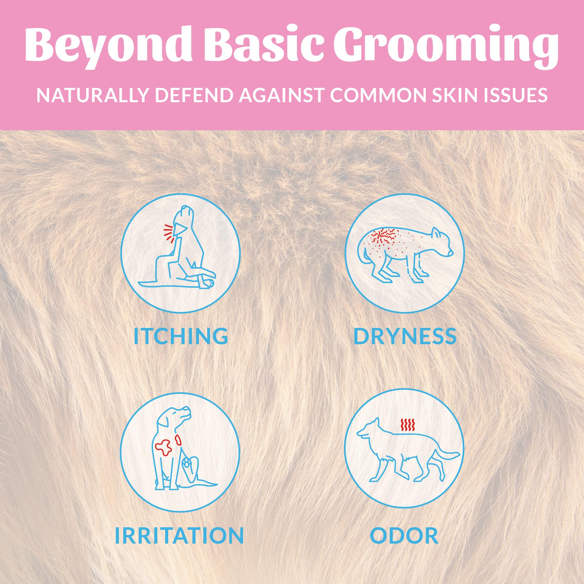 New label on Skout's Honor probiotic deodorizer spray signals microbiome-aware care