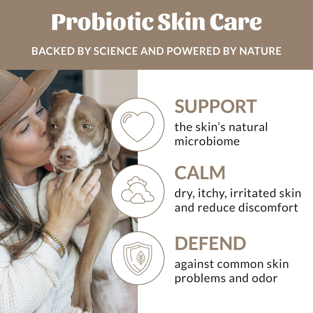 Skout’s Honor probiotic shampoo ingredients label highlights 97% natural content