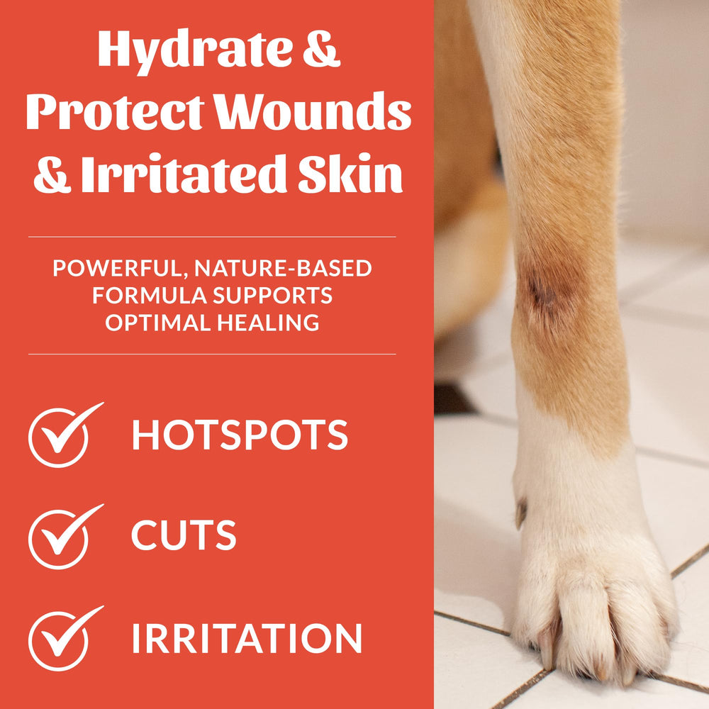 Application on skin showing smooth gel spread for irritated areas