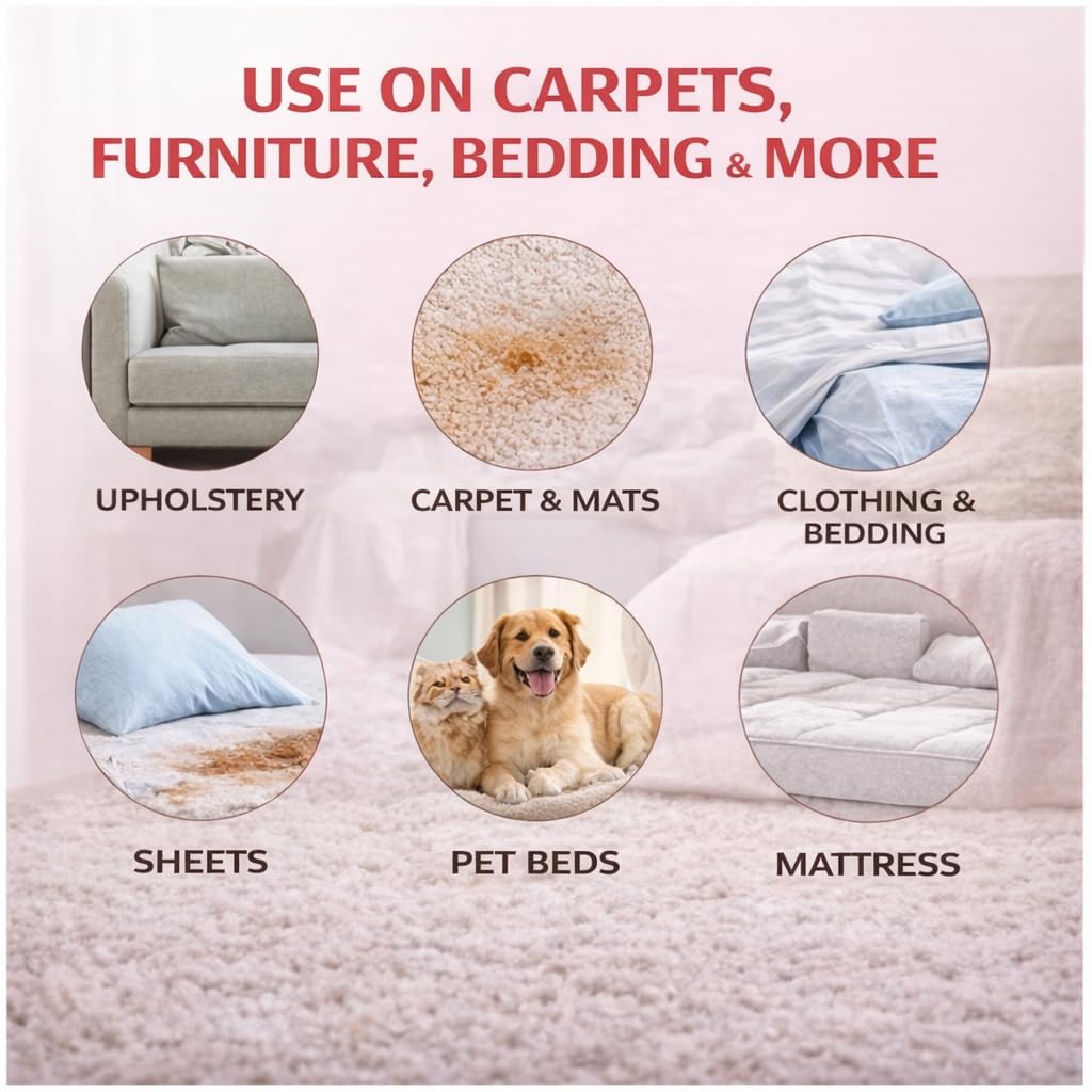 SKOUT'S HONOR Severe Mess treats urine spots on carpets and upholstery