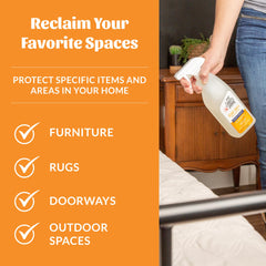 SKOUT'S HONOR Stay Off! natural oils close-up highlighting eco-friendly deterrent.