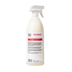Skout's Honor Stop Marking bottle being sprayed to deter marking