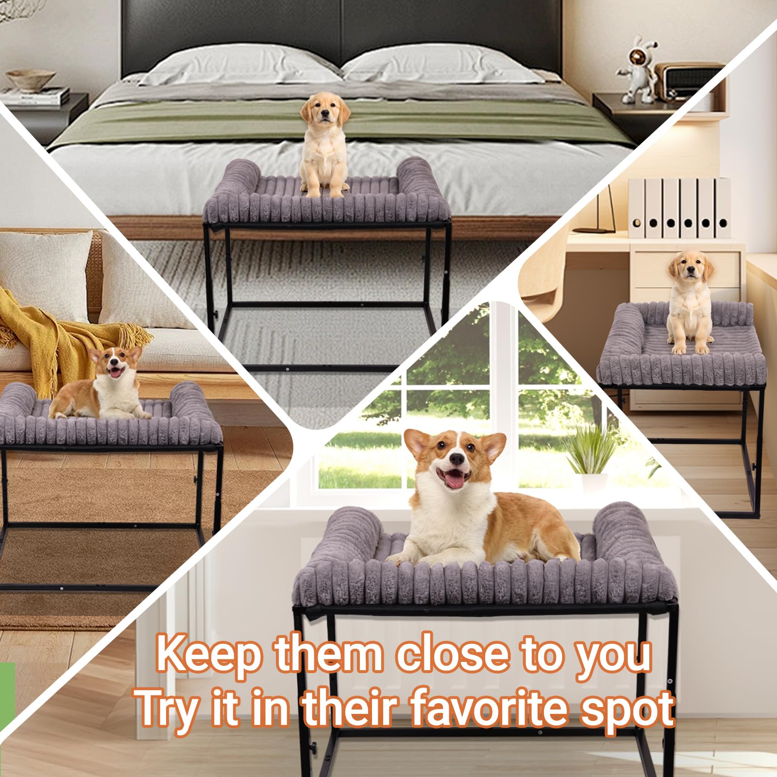 SKTREVAN bedside cosleeper fits small spaces in bedrooms or living areas.