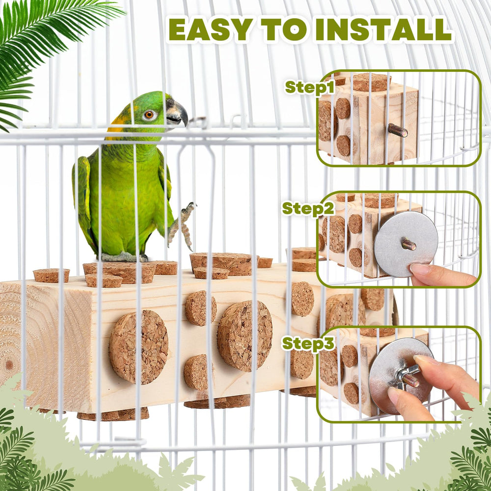 Skyygemm two-piece bird toy supports activity and stress relief