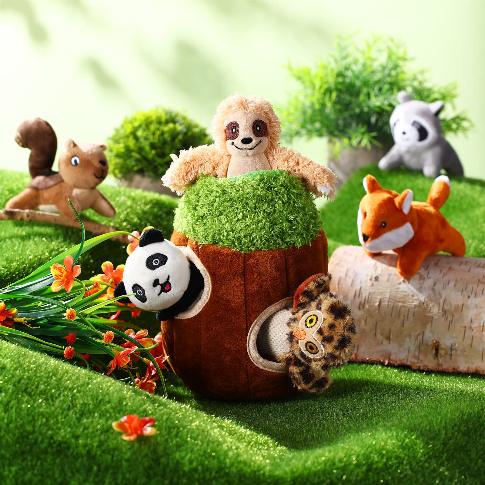 Skylety puppy-teething gift toys offer soft fur and design charm