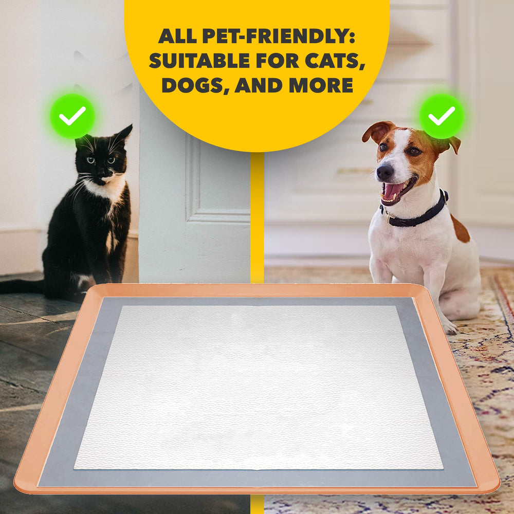 Skywin TidyFriend beige finish blends with home decor and protects floors.