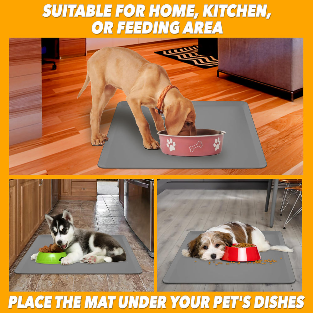 Skywin TidyFriend dishwasher-safe silicone mat for quick, hygienic cleanup.