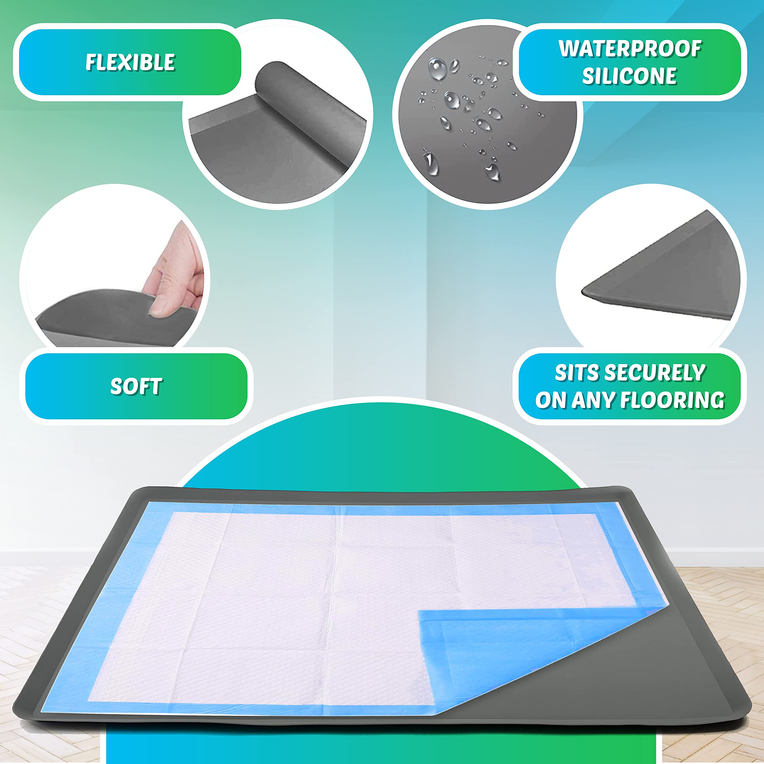 Skywin TidyFriend hygienic easy-clean tray resists odors and bacteria.