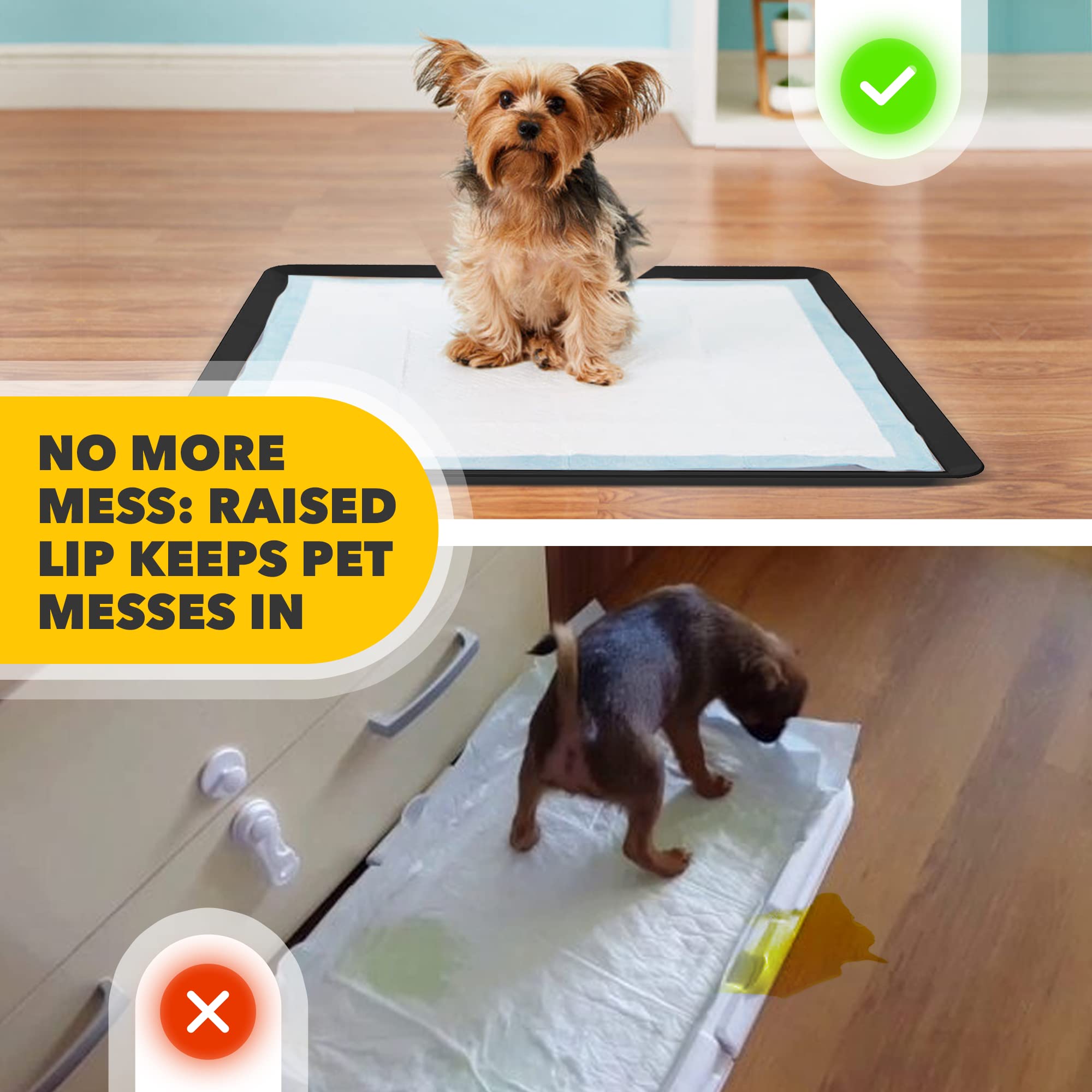 Skywin TidyFriend silicone surface is easy to wipe and sanitize.