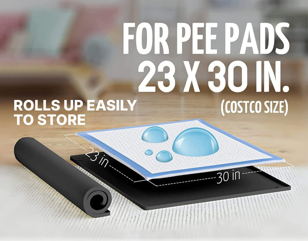 Skywin TidyFriend raised edges contain spills for a cleaner floor.