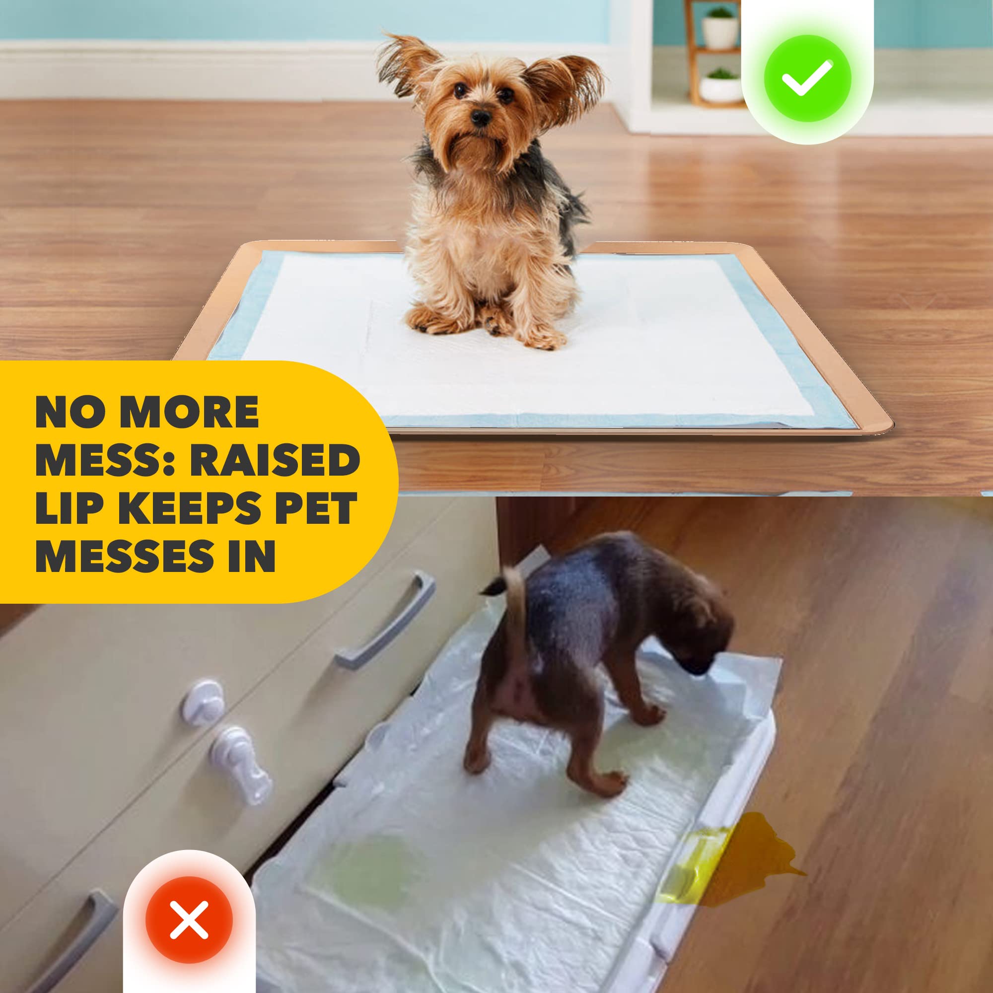 Skywin TidyFriend silicone surface for quick, easy cleaning.