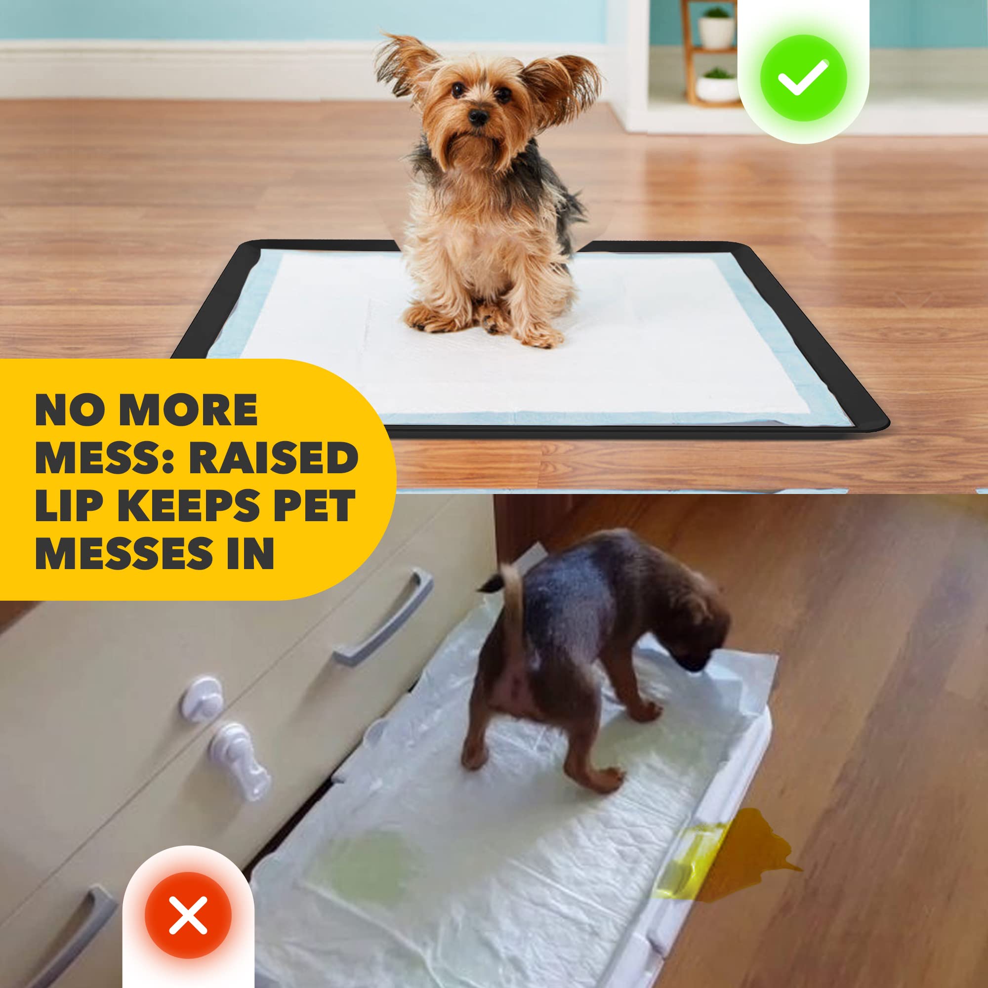Skywin TidyFriend silicone surface for quick wipe-down and easy cleanup.
