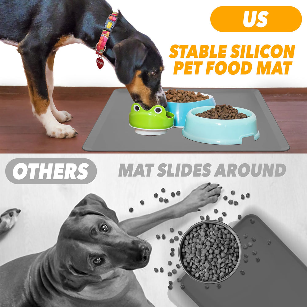 Skywin TidyFriend waterproof mat protects floors from liquids and crumbs.